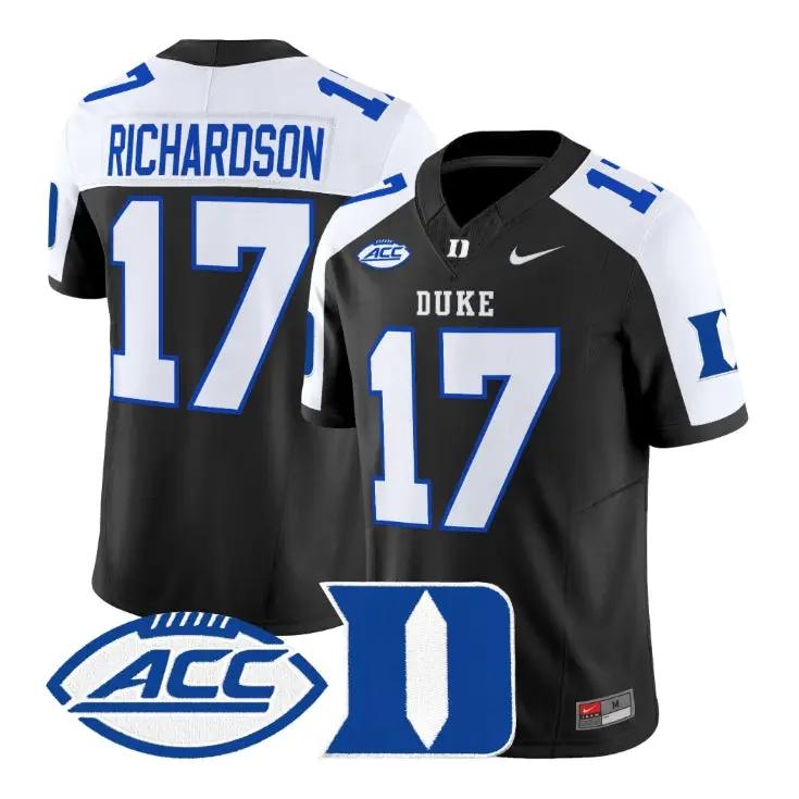 Jared Richardson Jersey #17 Duke Blue Devils 2026 Vapor All Stitched 1 Jared Richardson Jersey #17 Duke Blue Devils 2026 Vapor All Stitched by My Store NCAA Football Jerseys