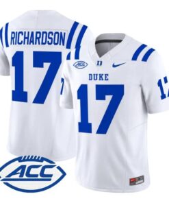 Jared Richardson Jersey #17 Duke Blue Devils 2026 Vapor All Stitched 10 Jared Richardson Jersey #17 Duke Blue Devils 2026 Vapor All Stitched by My Store NCAA Football Jerseys