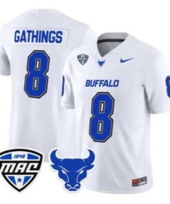 Jasaiah Gathings Jersey #8 Buffalo Bulls 2026 All Stitched 10 Jasaiah Gathings Jersey #8 Buffalo Bulls 2026 All Stitched by My Store NCAA Football Jerseys