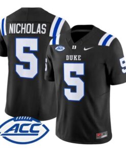 Javen Nicholas Jersey #5 Duke Blue Devils 2026 Limited All Stitched 7 Javen Nicholas Jersey #5 Duke Blue Devils 2026 Limited All Stitched by My Store NCAA Football Jerseys