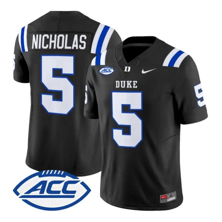 Javen Nicholas Jersey #5 Duke Blue Devils 2026 Limited All Stitched 2 Javen Nicholas Jersey #5 Duke Blue Devils 2026 Limited All Stitched by My Store NCAA Football Jerseys