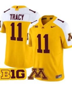 Javon Tracy Jersey #11 Minnesota Golden Gophers 2026 Stitched by My Store NCAA Football Jerseys