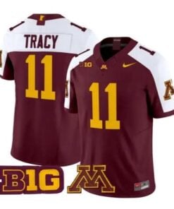 Javon Tracy Jersey #11 Minnesota Golden Gophers 2026 Stitched by My Store NCAA Football Jerseys