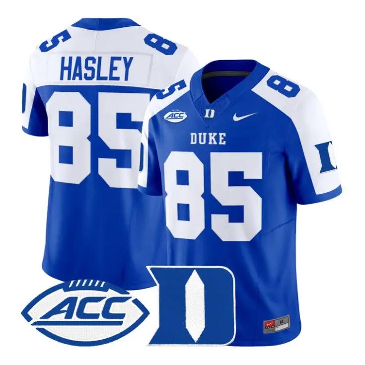 Jeremiah Hasley Jersey #85 Duke Blue Devils 2026 Vapor All Stitched 3 Jeremiah Hasley Jersey #85 Duke Blue Devils 2026 Vapor All Stitched by My Store NCAA Football Jerseys