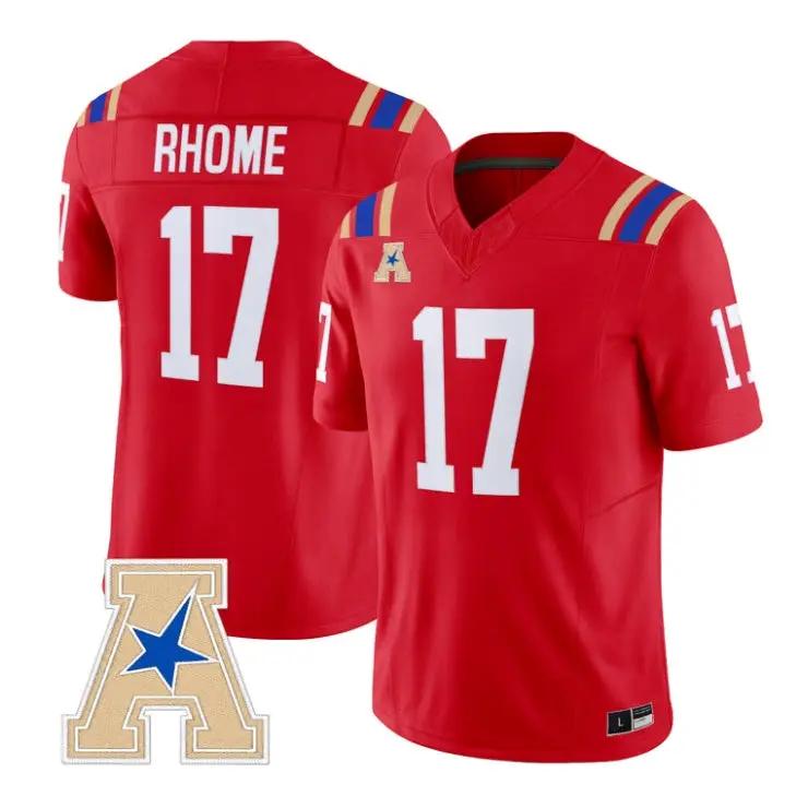 Jerry Rhome Jersey #17 Tulsa Golden Hurricane 2026 Limited Stitched by My Store NCAA Football Jerseys