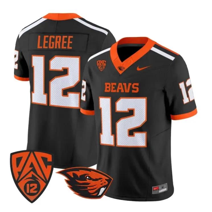 Jesse LeGree Jersey #12 Oregon State Beavers 2026 Limited Stitched 2 Jesse LeGree Jersey #12 Oregon State Beavers 2026 Limited Stitched by My Store NCAA Football Jerseys