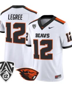 Jesse LeGree Jersey #12 Oregon State Beavers 2026 Limited Stitched 10 Jesse LeGree Jersey #12 Oregon State Beavers 2026 Limited Stitched by My Store NCAA Football Jerseys