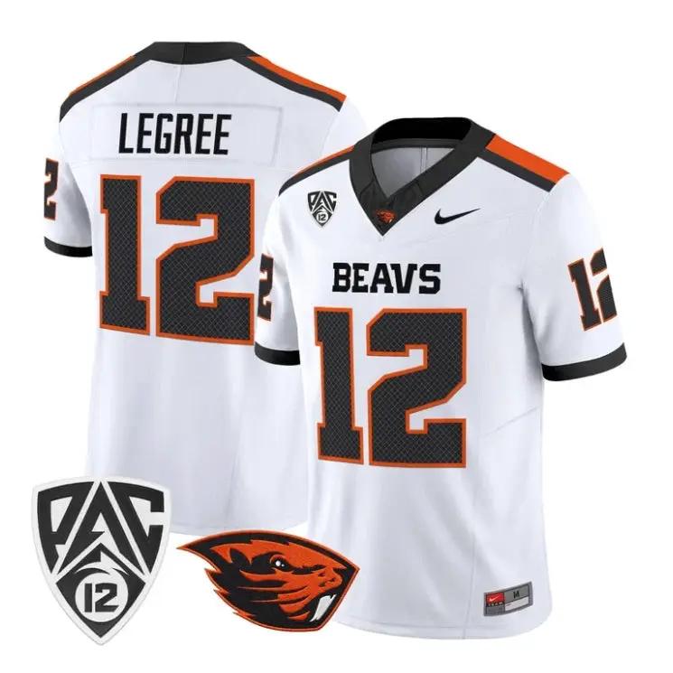 Jesse LeGree Jersey #12 Oregon State Beavers 2026 Limited Stitched 5 Jesse LeGree Jersey #12 Oregon State Beavers 2026 Limited Stitched by My Store NCAA Football Jerseys
