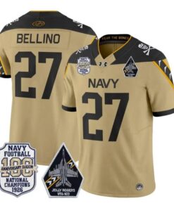 Joe Bellino Jersey #27 Navy Midshipmen 100th Anni Patch All Stitched 7 Joe Bellino Jersey #27 Navy Midshipmen 100th Anni Patch All Stitched by My Store NCAA Football Jerseys