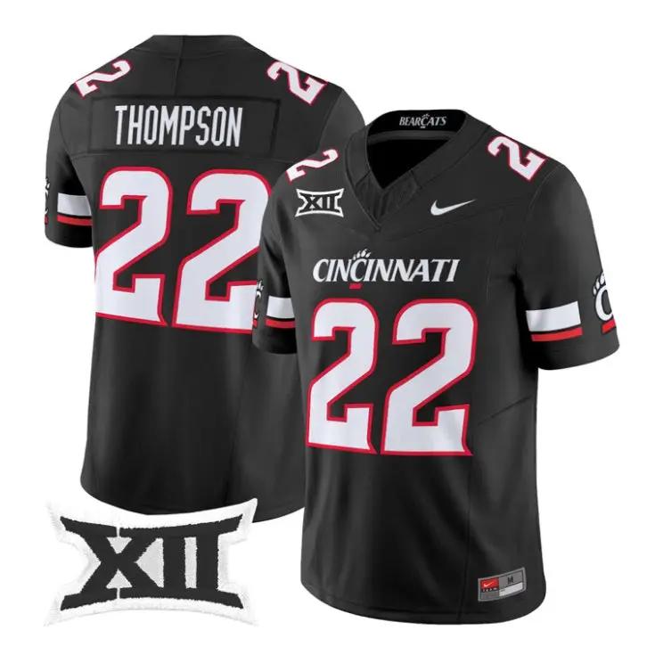 Jonathan Thompson Jersey #22 Cincinnati Bearcats 2026 Limited All Stitched 1 Jonathan Thompson Jersey #22 Cincinnati Bearcats 2026 Limited All Stitched by My Store NCAA Football Jerseys