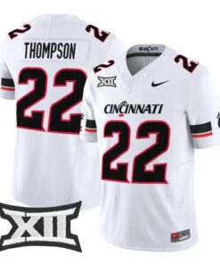 Jonathan Thompson Jersey #22 Cincinnati Bearcats 2026 Limited All Stitched 6 Jonathan Thompson Jersey #22 Cincinnati Bearcats 2026 Limited All Stitched by My Store NCAA Football Jerseys