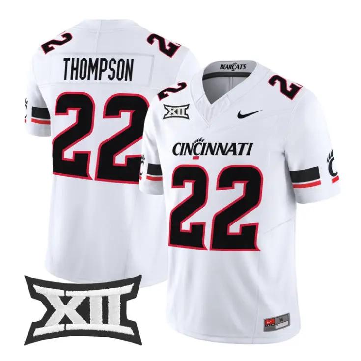Jonathan Thompson Jersey #22 Cincinnati Bearcats 2026 Limited All Stitched 3 Jonathan Thompson Jersey #22 Cincinnati Bearcats 2026 Limited All Stitched by My Store NCAA Football Jerseys