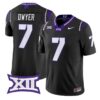 Jordan Dwyer Jersey #7 TCU Horned Frogs 2026 Vapor Limited Football Stitched 8 Jordan Dwyer Jersey #7 TCU Horned Frogs 2026 Vapor Limited Football Stitched by My Store NCAA Football Jerseys