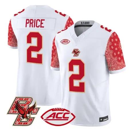 KP Price Jersey #2 Boston College Eagles Red Bandanna 2026 All Stitched 1 KP Price Jersey #2 Boston College Eagles Red Bandanna 2026 All Stitched by My Store NCAA Football Jerseys