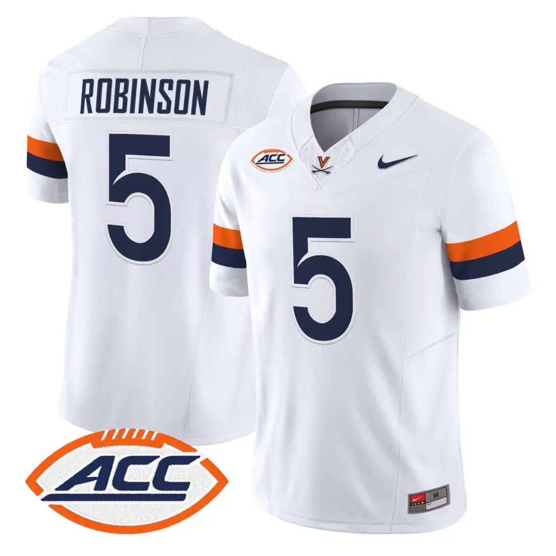 Kam Robinson Jersey #5 Virginia Cavaliers 2026 Vapor Limited Stitched 3 Kam Robinson Jersey #5 Virginia Cavaliers 2026 Vapor Limited Stitched by My Store NCAA Football Jerseys