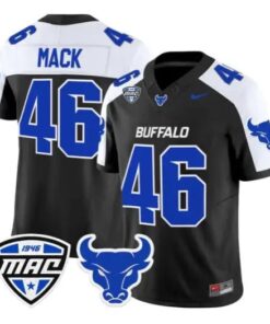 Khalil Mack Jersey #46 Buffalo Bulls 2026 All Stitched by My Store NCAA Football Jerseys