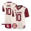 Kip Lewis Jesey #10 Oklahoma Sooners 2026 Rough Rider Vapor Stitched 5 Kip Lewis Jesey #10 Oklahoma Sooners 2026 Rough Rider Vapor Stitched by My Store NCAA Football Jerseys