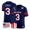 Kyle Chen Jersey #3 Air Force Falcons 2026 Freedom 250 Vapor Stitched