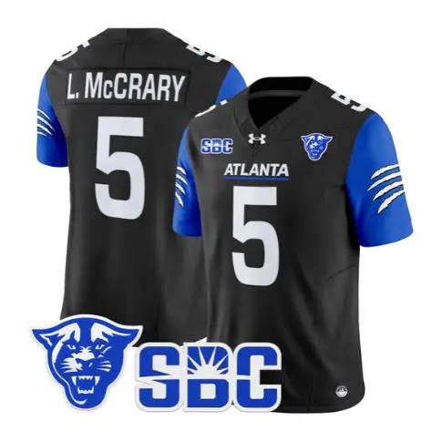Lanear McCrary Jr Jersey #5 Georgia State Panthers 2026 Stitched 1 Lanear McCrary Jr Jersey #5 Georgia State Panthers 2026 Stitched by My Store NCAA Football Jerseys