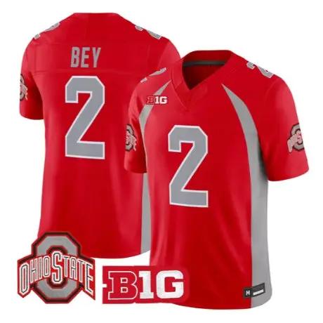 Legend Bey Jersey #2 Ohio State Buckeyes 1990 Throwback 2026 Stitched 1 Legend Bey Jersey #2 Ohio State Buckeyes 1990 Throwback 2026 Stitched by My Store NCAA Football Jerseys