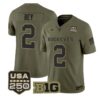 Legend Bey Jersey #2 Ohio State Buckeyes 2026 Salute to Service Stitched Olive 5 Legend Bey Jersey #2 Ohio State Buckeyes 2026 Salute to Service Stitched Olive by My Store NCAA Football Jerseys