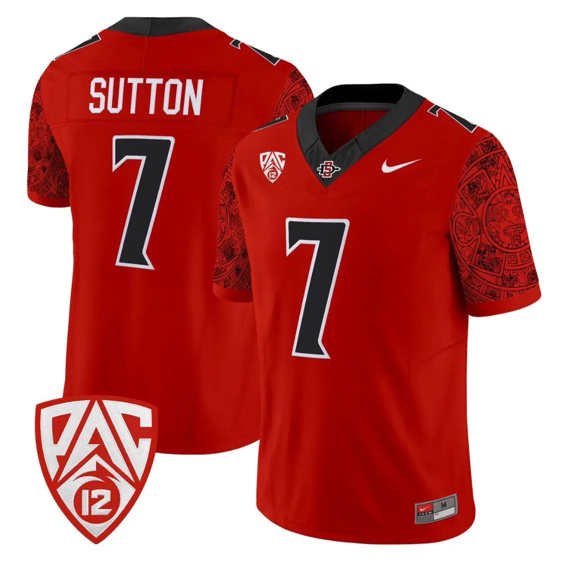 Lucky Sutton Jersey #7 San Diego State Aztecs 2026 Vapor Stitched 2 Lucky Sutton Jersey #7 San Diego State Aztecs 2026 Vapor Stitched by My Store NCAA Football Jerseys