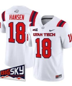 Luke Hansen Jersey #18 Utah Tech Trailblazers 2026 All Stitched by My Store NCAA Football Jerseys