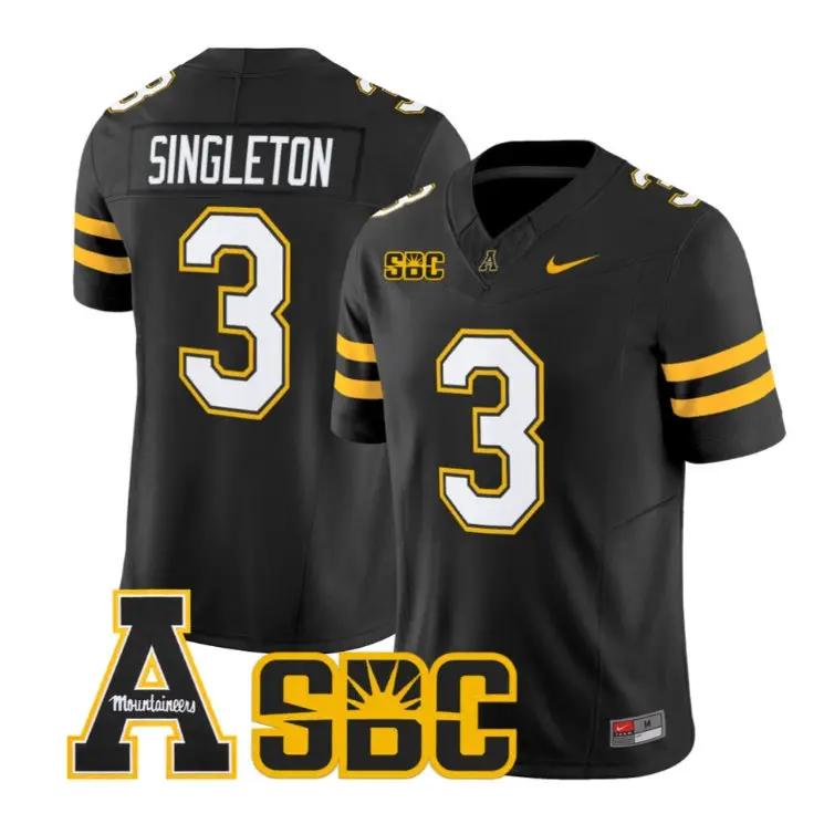 Malachi Singleton Jersey #3 App State Mountaineers 2026 All Stitched 2 Malachi Singleton Jersey #3 App State Mountaineers 2026 All Stitched by My Store NCAA Football Jerseys