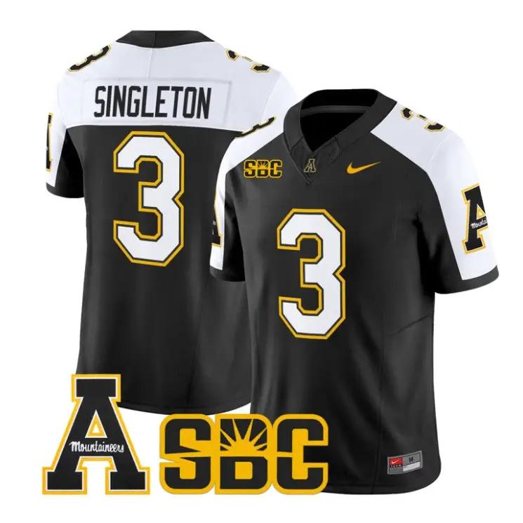 Malachi Singleton Jersey #3 App State Mountaineers 2026 All Stitched 1 Malachi Singleton Jersey #3 App State Mountaineers 2026 All Stitched by My Store NCAA Football Jerseys