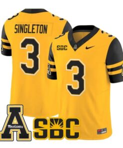 Malachi Singleton Jersey #3 App State Mountaineers 2026 All Stitched 7 Malachi Singleton Jersey #3 App State Mountaineers 2026 All Stitched by My Store NCAA Football Jerseys