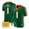 Malachi Toney Jersey #1 Miami Hurricanes 2001 Throwback 2026 All Stitched 10 Malachi Toney Jersey #1 Miami Hurricanes 2001 Throwback 2026 All Stitched by My Store NCAA Football Jerseys