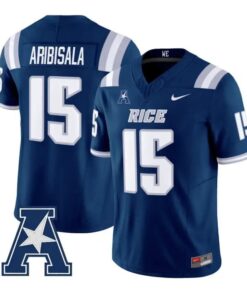 Matthew Aribisala Jersey #15 Rice Owls 2026 Vapor Limited All Stitched 5 Matthew Aribisala Jersey #15 Rice Owls 2026 Vapor Limited All Stitched by My Store NCAA Football Jerseys