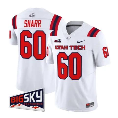 Matthew Snarr Jersey #60 Utah Tech Trailblazers 2026 All Stitched 2 Matthew Snarr Jersey #60 Utah Tech Trailblazers 2026 All Stitched by My Store NCAA Football Jerseys
