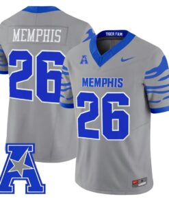 Memphis Jersey #26 Memphis Tigers 2026 Vapor Limited Stitched by My Store NCAA Football Jerseys