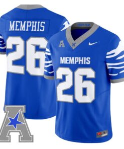 Memphis_Jersey_26_Memphis_Tigers_2026_Vapor_Limited_Stitched_Royal - Malcom Terry Memphis Jersey #26 Memphis Tigers 2026 Vapor Limited Stitched by My Store NCAA Football Jerseys