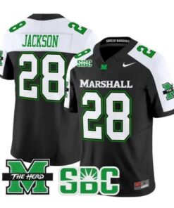 Mickey Jackson Jersey #28 Marshall Thundering Herd Stitched by My Store NCAA Football Jerseys