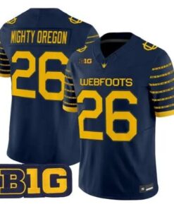 Mighty Oregon Jersey #26 Oregon Ducks 1916 Throwback All Stitched by My Store NCAA Football Jerseys