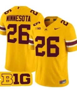 Minnesota Jersey #26 Minnesota Golden Gophers 2026 Stitched by My Store NCAA Football Jerseys