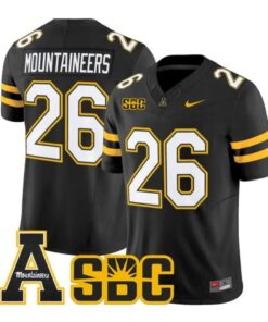 Mountaineers Jersey #26 App State Mountaineers 2026 Vapor Stitched 6 Mountaineers Jersey #26 App State Mountaineers 2026 Vapor Stitched by My Store NCAA Football Jerseys