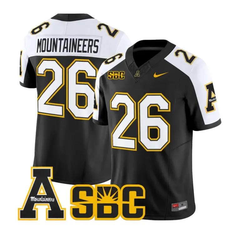 Mountaineers Jersey #26 App State Mountaineers 2026 Vapor Stitched 1 Mountaineers Jersey #26 App State Mountaineers 2026 Vapor Stitched by My Store NCAA Football Jerseys
