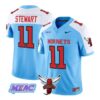 Nathan Stewart Jersey #11 Delaware State Hornets 2026 Vapor Stitched by My Store NCAA Football Jerseys