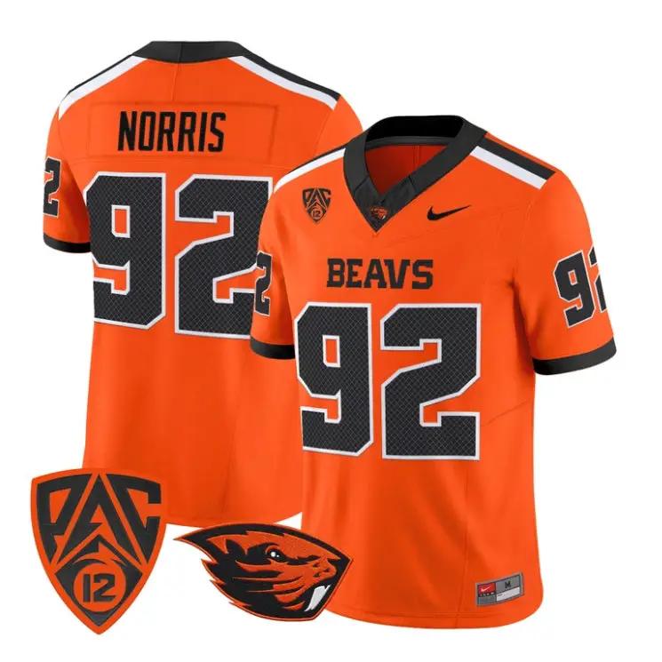Steven Jackson Jersey #34 Oregon State Beavers 2026 Vapor Stitched by My Store NCAA Football Jerseys