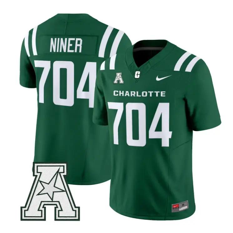 Niner Jersey #704 Charlotte 49ers 2026 Vapor Limited All Stitched 2 Niner Jersey #704 Charlotte 49ers 2026 Vapor Limited All Stitched by My Store NCAA Football Jerseys