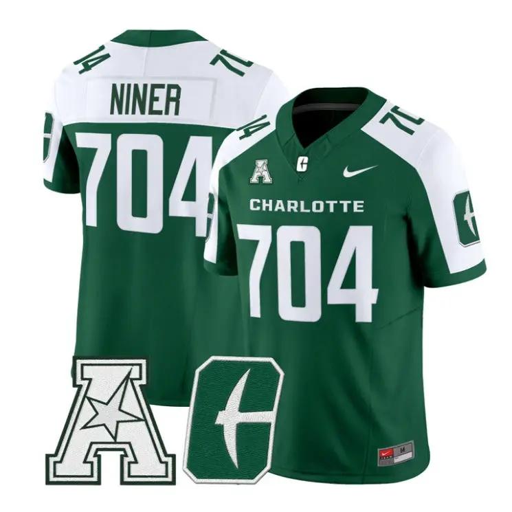 Niner Jersey #704 Charlotte 49ers 2026 Vapor Limited All Stitched 1 Niner Jersey #704 Charlotte 49ers 2026 Vapor Limited All Stitched by My Store NCAA Football Jerseys