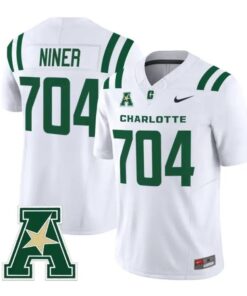 Niner Jersey #704 Charlotte 49ers 2026 Vapor Limited All Stitched 6 Niner Jersey #704 Charlotte 49ers 2026 Vapor Limited All Stitched by My Store NCAA Football Jerseys