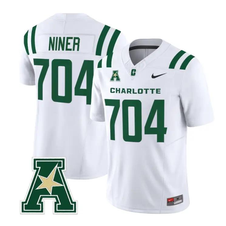 Niner Jersey #704 Charlotte 49ers 2026 Vapor Limited All Stitched 3 Niner Jersey #704 Charlotte 49ers 2026 Vapor Limited All Stitched by My Store NCAA Football Jerseys