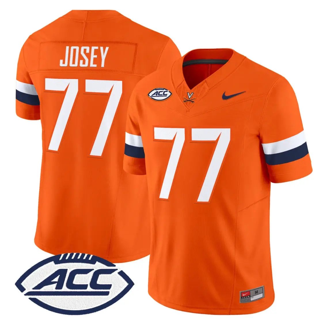 Noah Josey Jersey #77 Virginia Cavaliers 2026 Vapor Limited Stitched 2 Noah Josey Jersey #77 Virginia Cavaliers 2026 Vapor Limited Stitched by My Store NCAA Football Jerseys