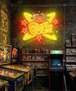 OUCH1-5 - Malcom Terry Ouch Artwork Led Neon Sign Light by VN339