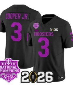Omar Cooper Jr Jersey #3 Indiana Hoosiers 2026 Glitter Vapor Stitched by My Store NCAA Football Jerseys