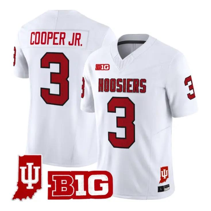 Omar Cooper Jr Jersey #3 Indiana Hoosiers 90s Throwback 2026 All Stitched 2 Omar Cooper Jr Jersey #3 Indiana Hoosiers 90s Throwback 2026 All Stitched by My Store NCAA Football Jerseys
